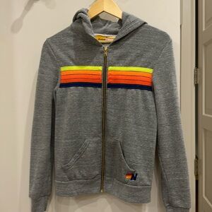 Aviator Nation 5 stripe hoodie
